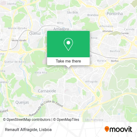 Renault Alfragide map