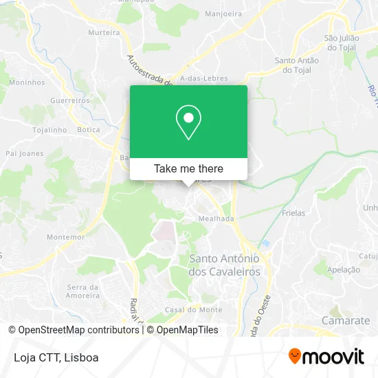 Loja CTT map