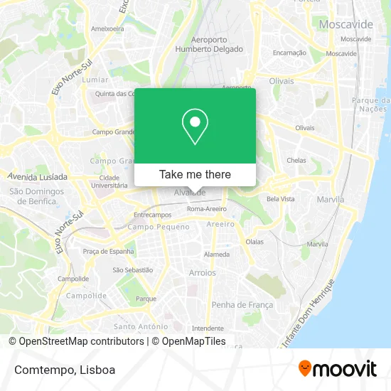 Comtempo map