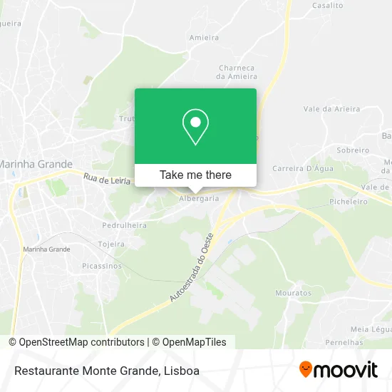 Restaurante Monte Grande map