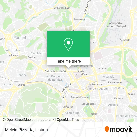 Melvin Pizzaria map
