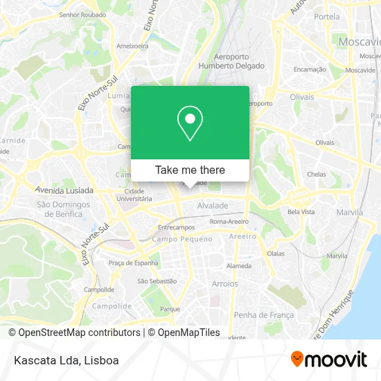 Kascata Lda map