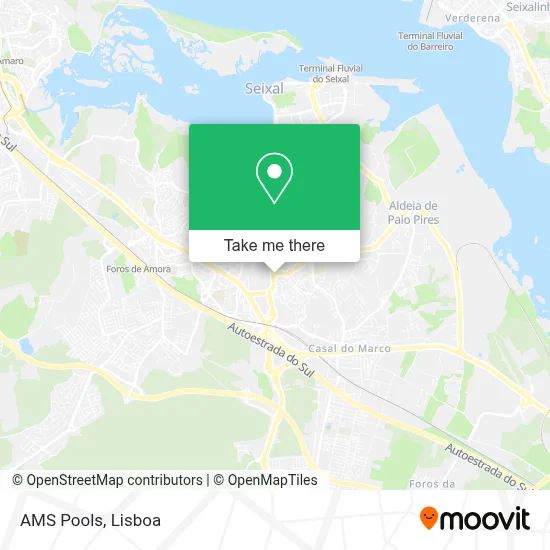 AMS Pools map