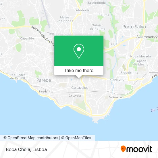 Boca Cheia map