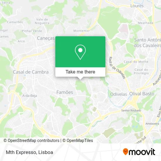 Mth Expresso map