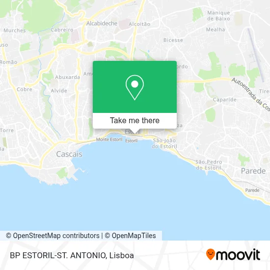 BP ESTORIL-ST. ANTONIO map