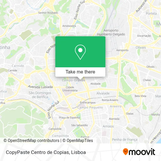 CopyPaste Centro de Copias map
