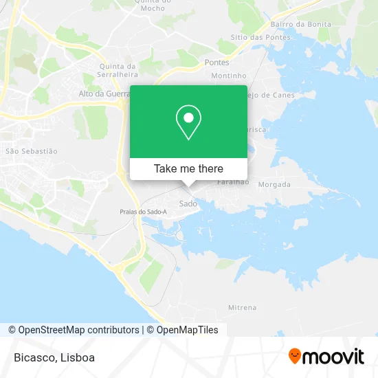Bicasco map