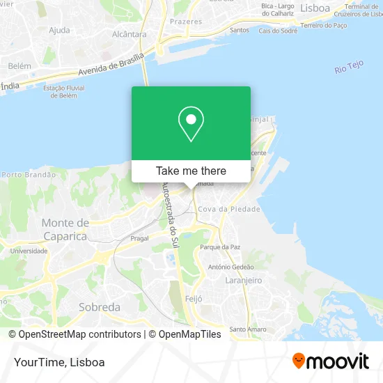 YourTime map