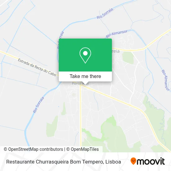 Restaurante Churrasqueira Bom Tempero map