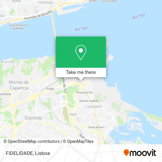 FIDELIDADE map
