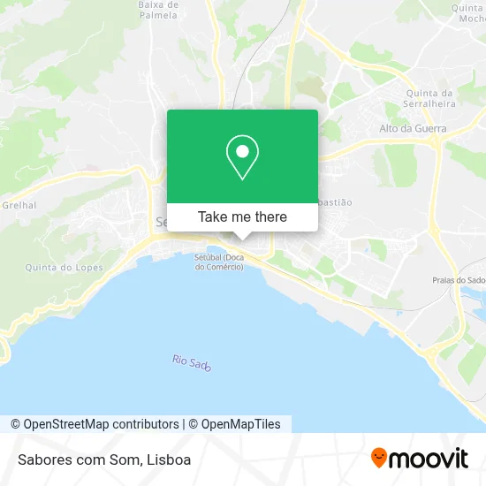 Sabores com Som map