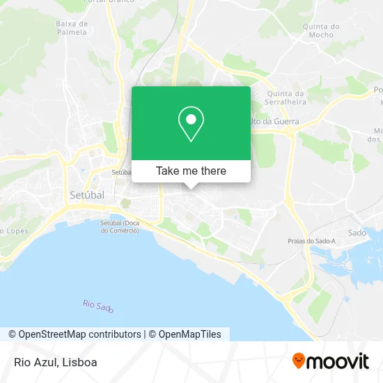 Rio Azul mapa