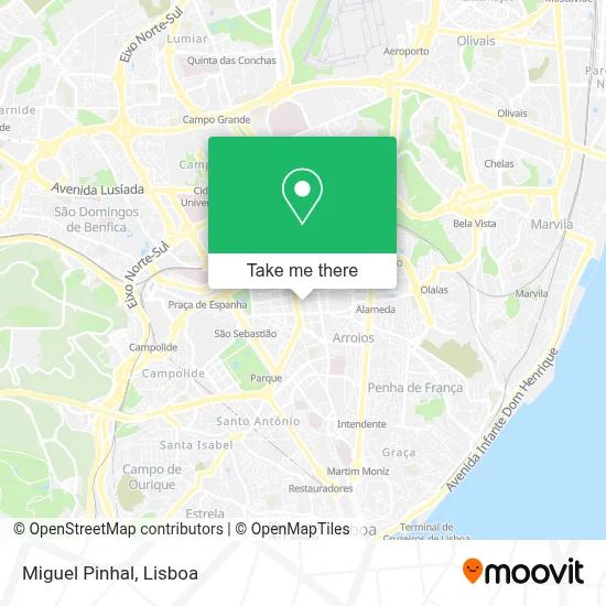 Miguel Pinhal map