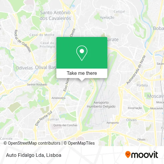 Auto Fidalgo Lda map