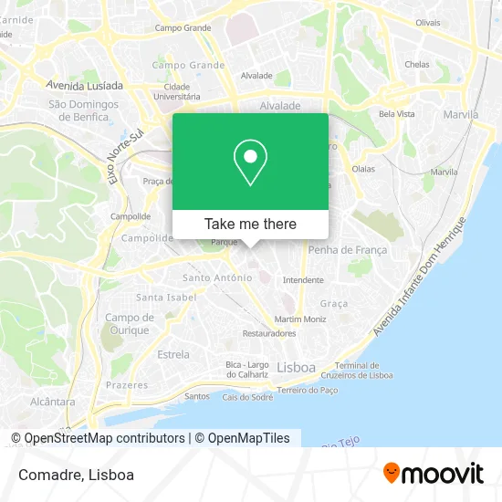 Comadre map