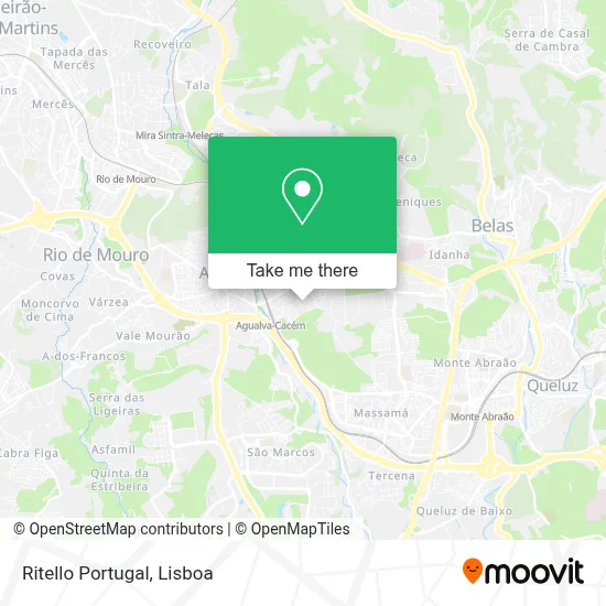 Ritello Portugal map