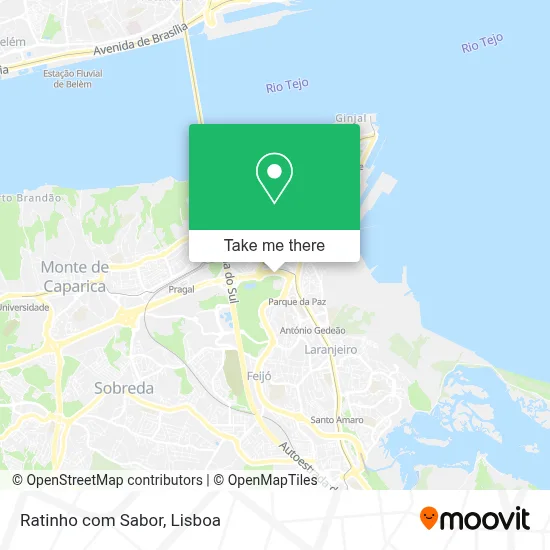 Ratinho com Sabor mapa
