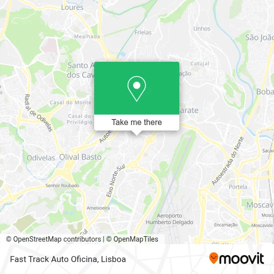 Fast Track Auto Oficina map