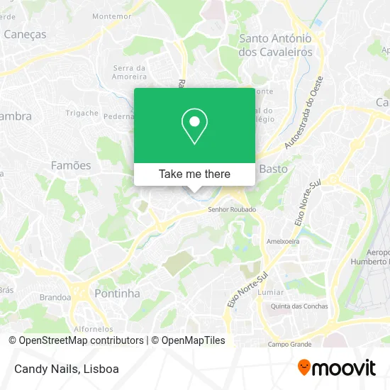Candy Nails map