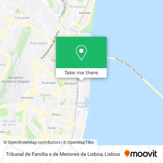 Tribunal de Família e de Menores de Lisboa map