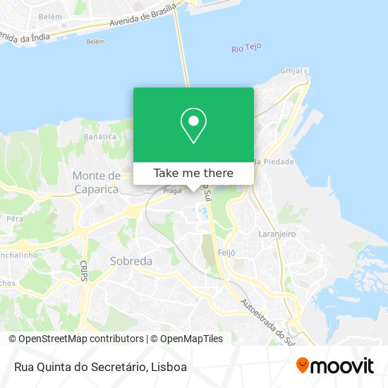 Rua Quinta do Secretário map
