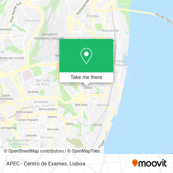 APEC - Centro de Exames map