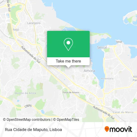 Rua Cidade de Maputo map