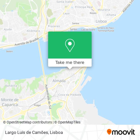 Largo Luís de Camões map