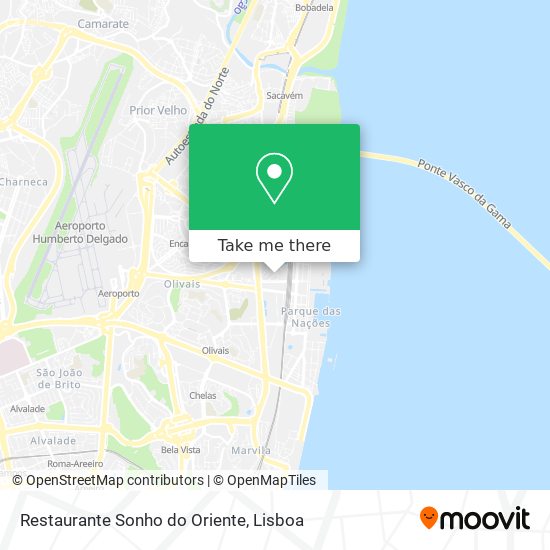 Restaurante Sonho do Oriente map