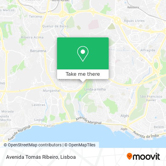 Avenida Tomás Ribeiro map