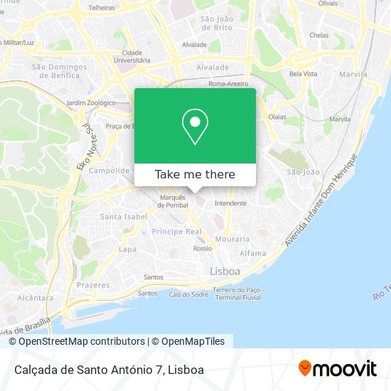 Calçada de Santo António 7 map