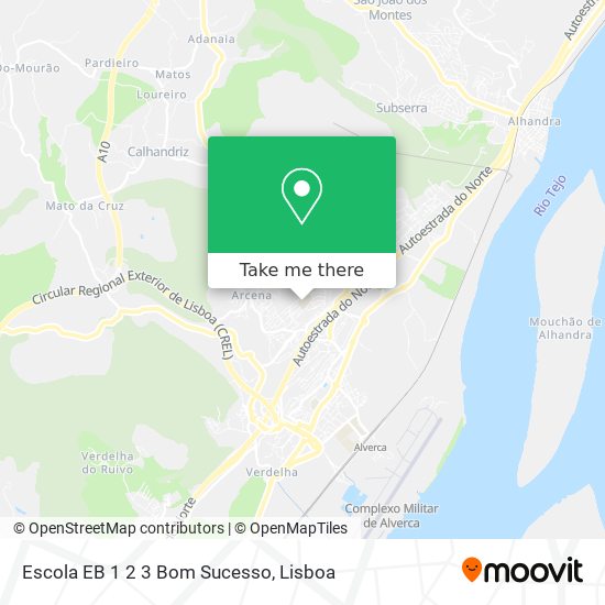 Escola EB 1 2 3 Bom Sucesso map