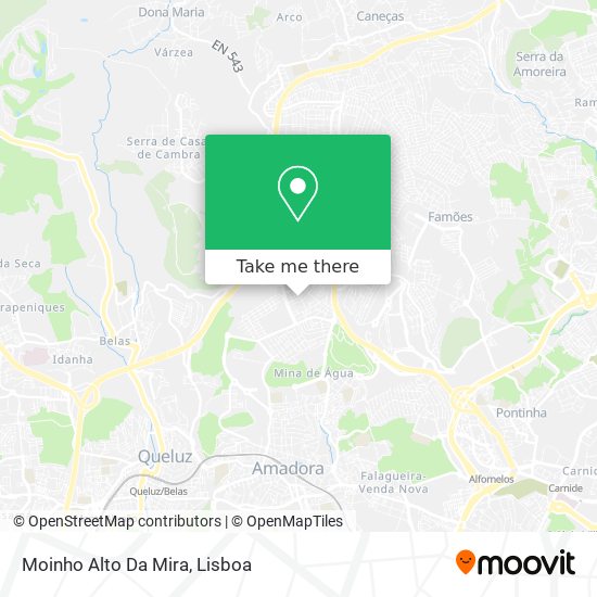 Moinho Alto Da Mira mapa