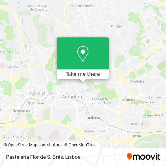Pastelaria Flor de S. Brás map