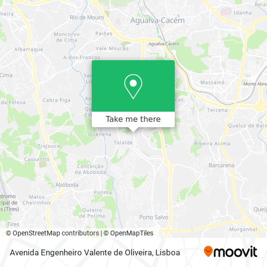 Avenida Engenheiro Valente de Oliveira mapa