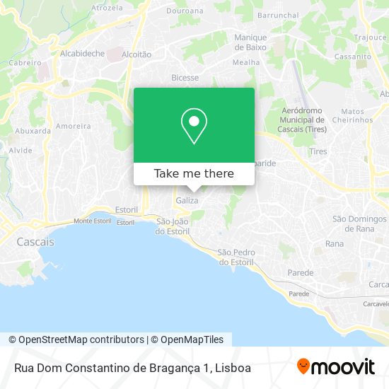 Rua Dom Constantino de Bragança 1 map