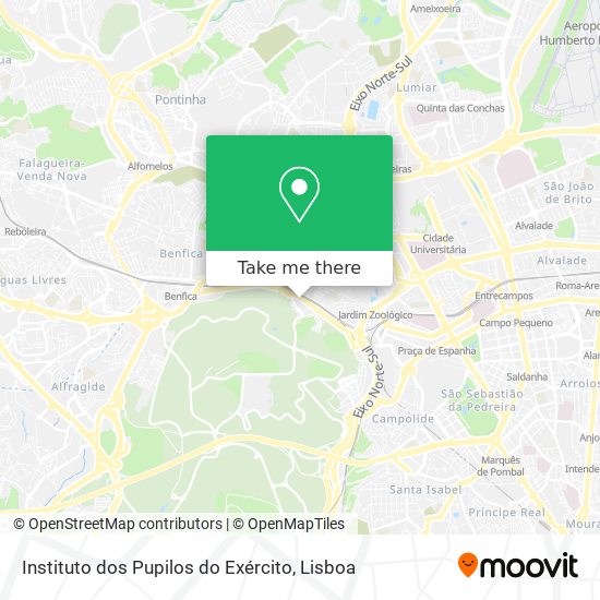 Instituto dos Pupilos do Exército map
