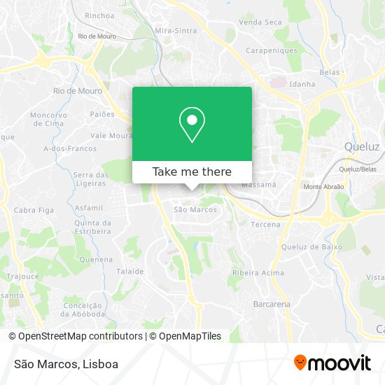 São Marcos mapa