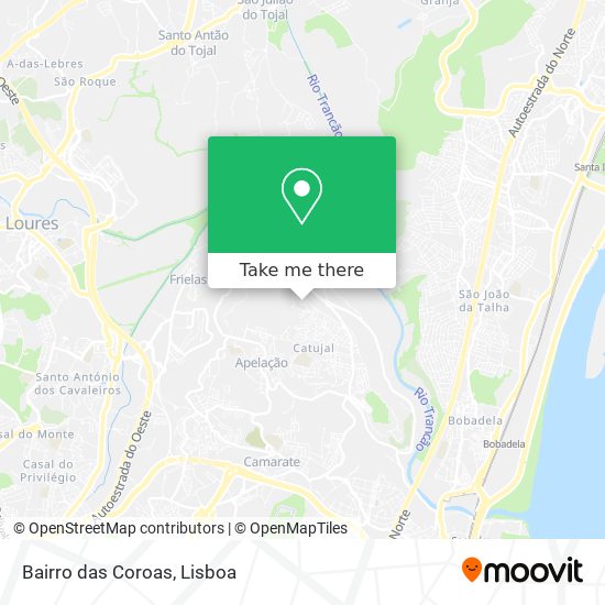 Bairro das Coroas map