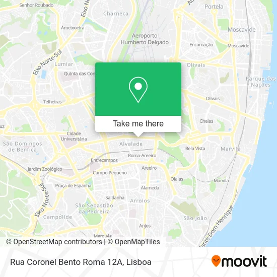 Rua Coronel Bento Roma 12A map