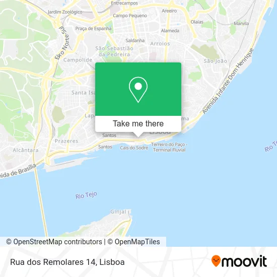 Rua dos Remolares 14 map