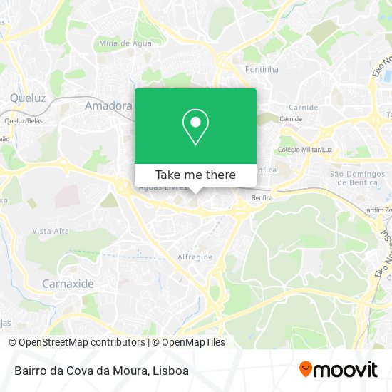 Bairro da Cova da Moura map