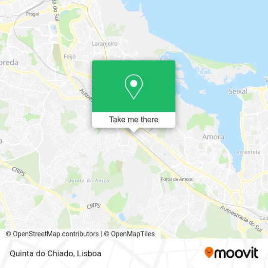 Quinta do Chiado map