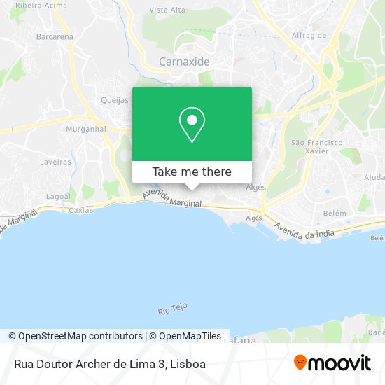 Rua Doutor Archer de Lima 3 mapa