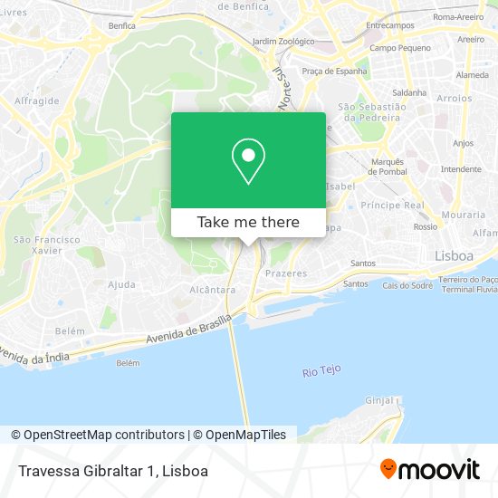 Travessa Gibraltar 1 map