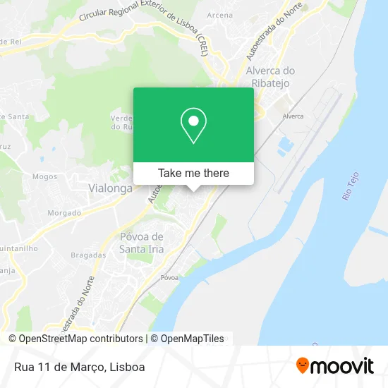 Rua 11 de Março map