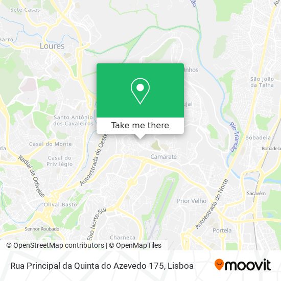 Rua Principal da Quinta do Azevedo 175 map