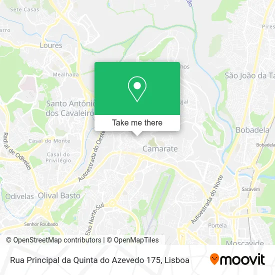 Rua Principal da Quinta do Azevedo 175 map