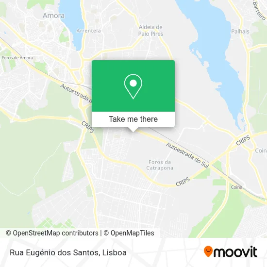 Rua Eugénio dos Santos map
